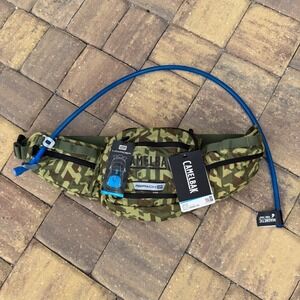 CamelBak Repack LR 4 Hydration Hip Pack 1.5L Reservoir Camo Green Mountain Bike